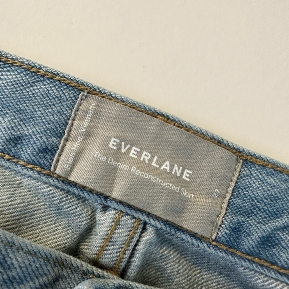 Everlane The Denim Reconstructed Skirt - Picture 5 of 6
